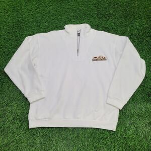 Vintage 2000 Bike Week Biker Sweatshirt Large 23x26 White